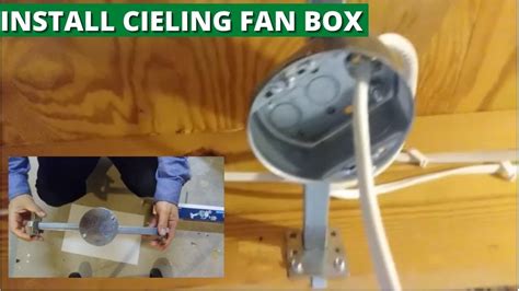 how to replace a ceiling fan electrical box|ceiling fan box mount.